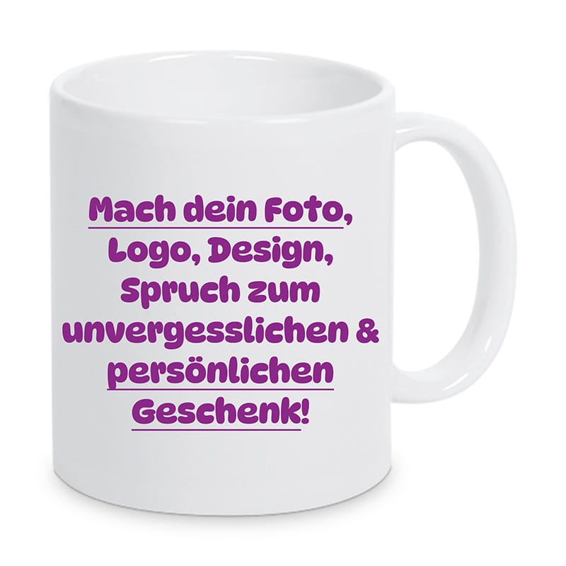 Tasse bedrucken & personalisieren in Weimar, Erfurt & Jena